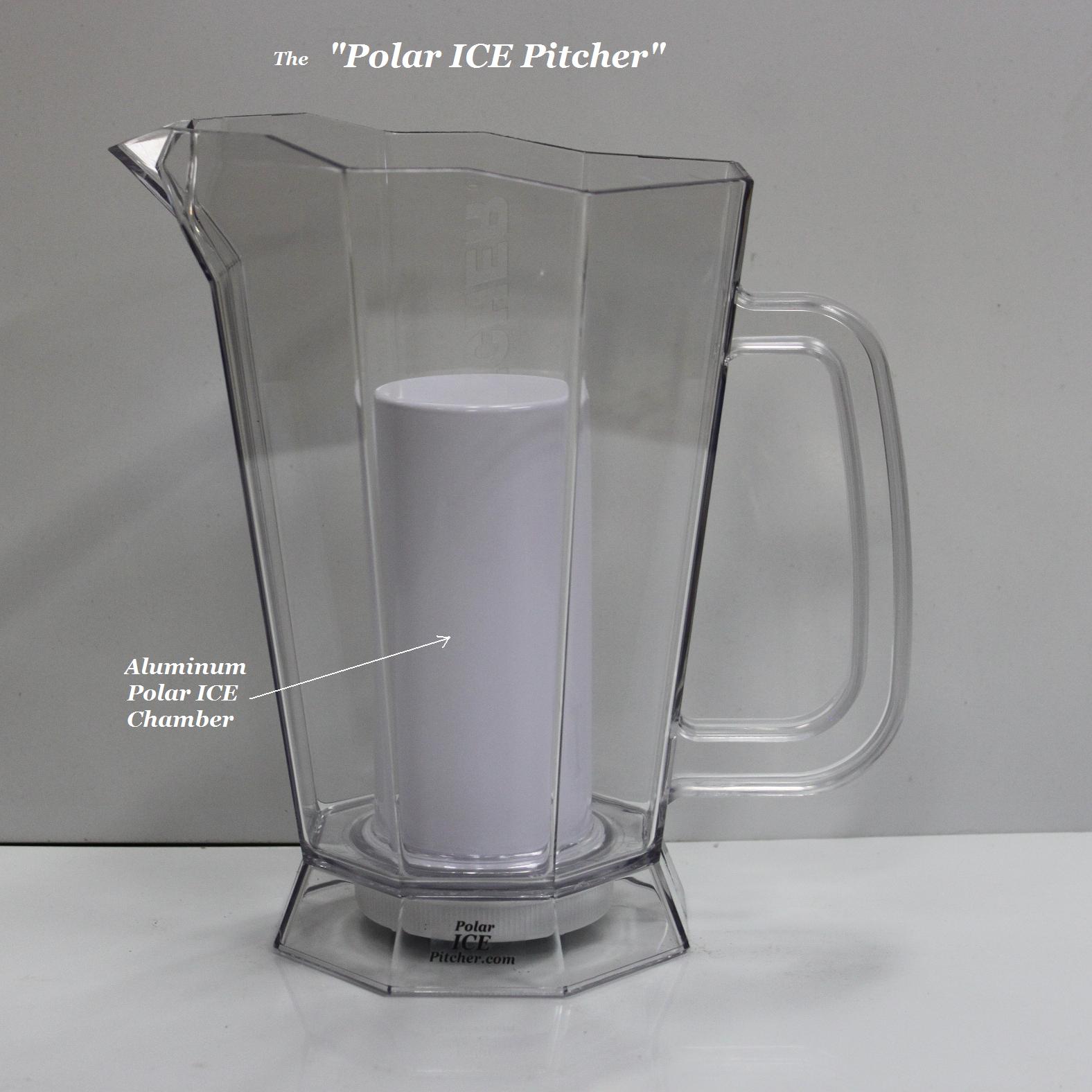 Clear Polar ICE Beer Pitcher with Polar ICE Chamber eBay