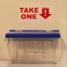Blue Lid – Outdoor Business Card Holder