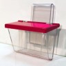 Pink Lid Outdoor Business Card Holder with Window Hook