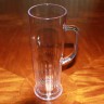 20 ounce Tall Clear Plastic Beer / Beverage Mug